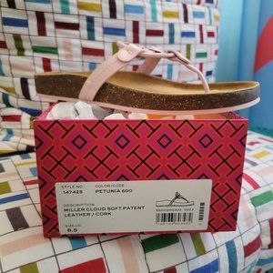 Tori Burch Miller Cloud Soft Patent Leather/Cork